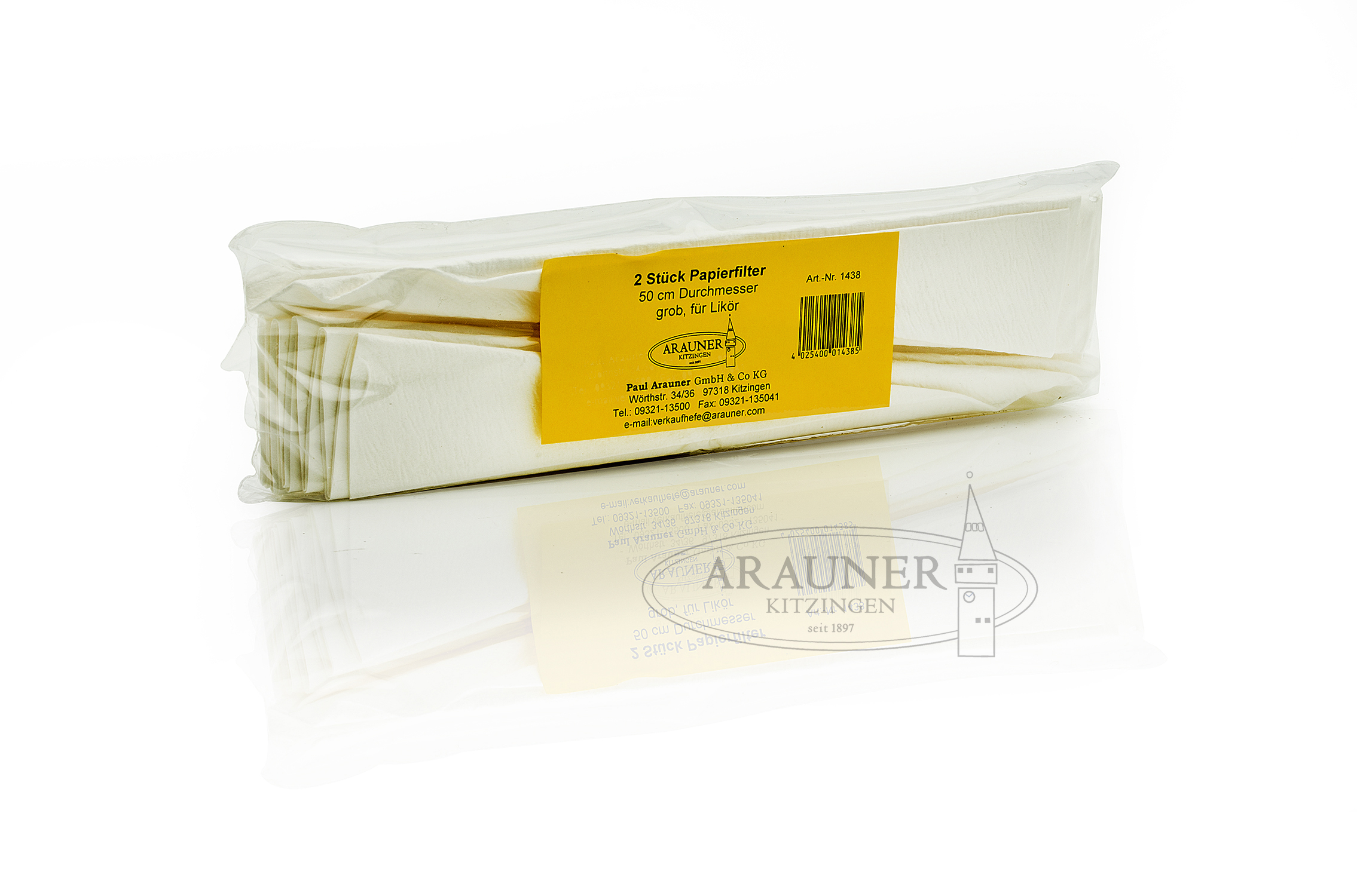 Papierfilter grob Ø 50 cm - 2 Stück