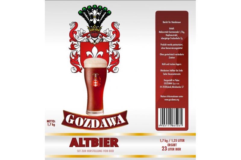 gehopftes flüssiges Malzextrakt Sorte Altbier