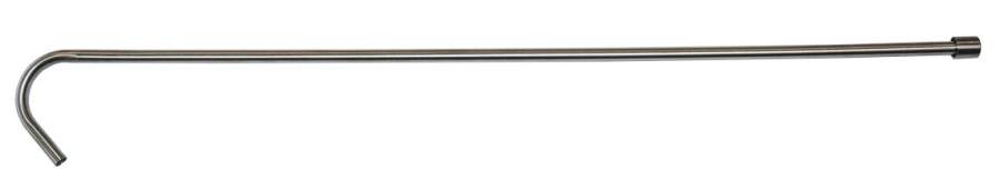 Abziehrohr 75cm Edelstahl mit Antitrub