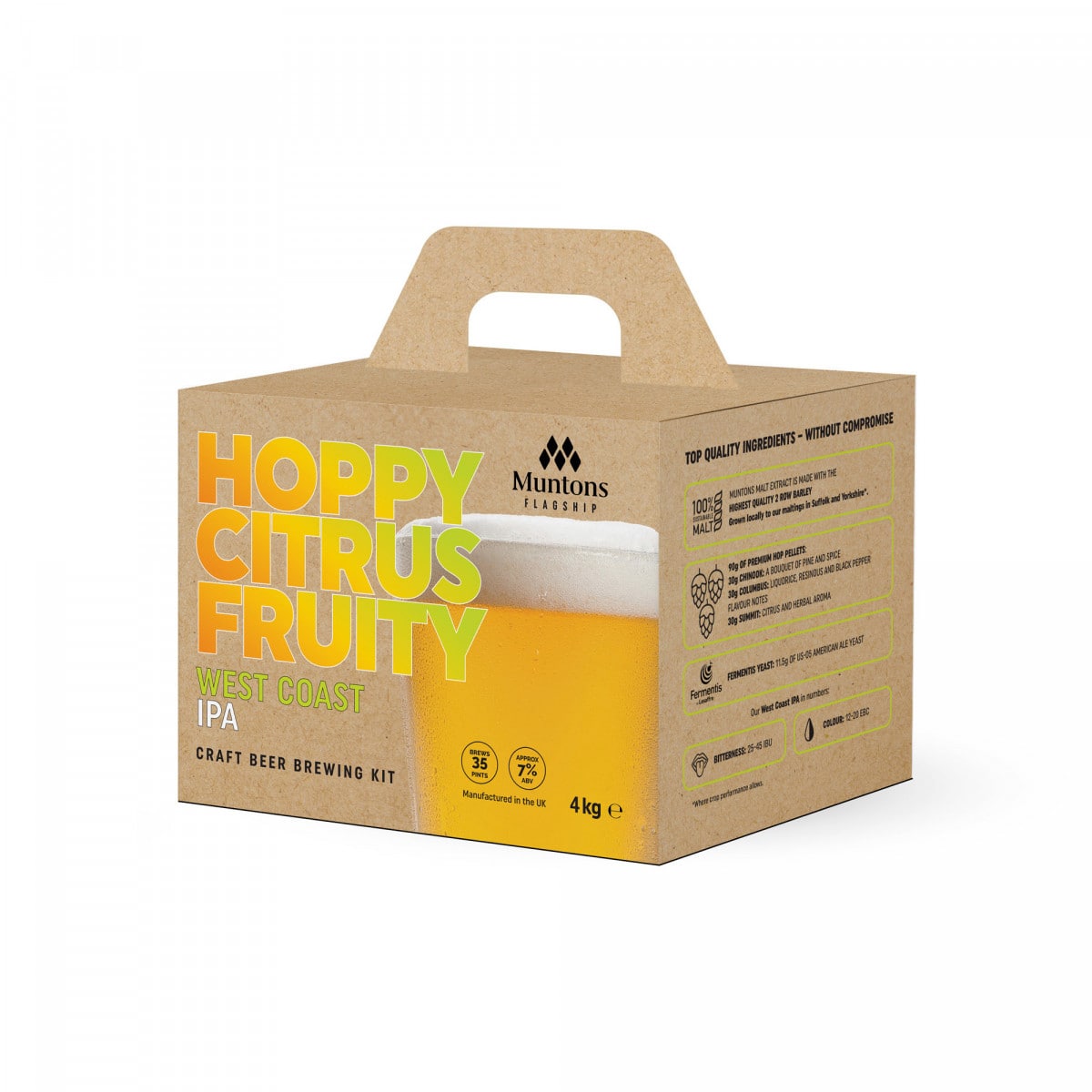 gehopftes flüssiges Malzextrakt Sorte West Coast IPA