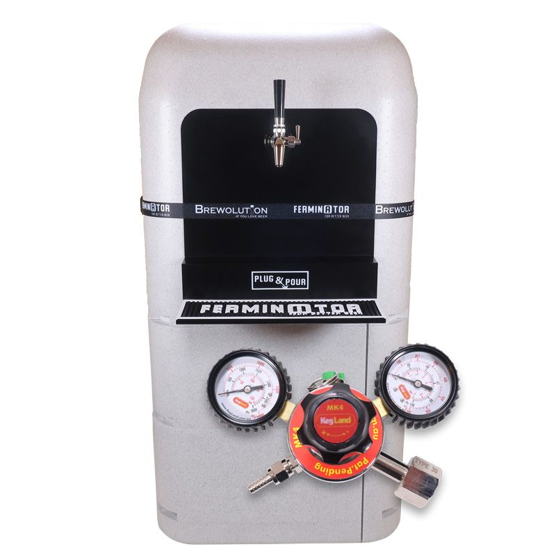 Zapfstation "Plug  & Pour" für Ferminator - Bausatz mit Zapfhähnen