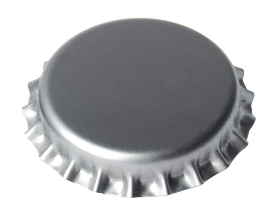 Kronenkorken 26 mm SILBER 500 Stück