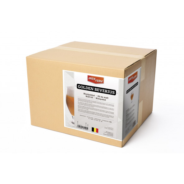 Fertige Malzmischung zum Brauen von 20Liter Golden Beverius Klosterbier