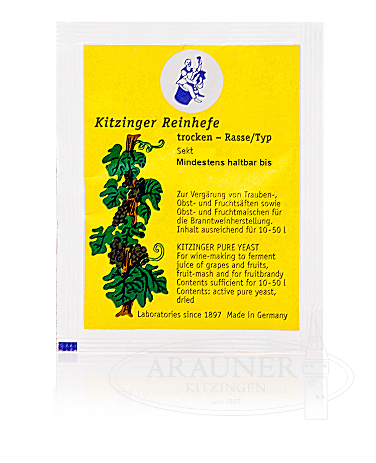 TROCKENHEFE / Weinhefe 5 g "Champagner" trocken