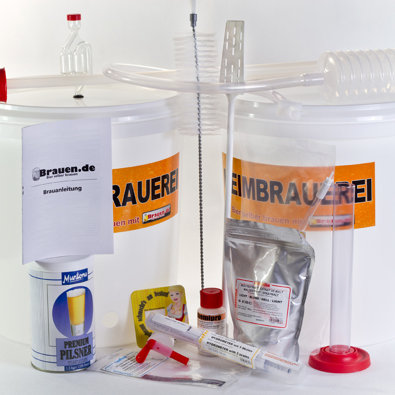 Bierbrauset mit Alkoholmessung inkl. Bierkit