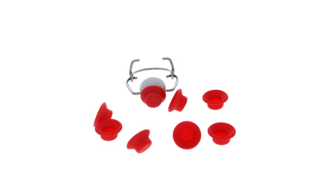 Hütchendichtung für Bügelverschluss - 100 Stück