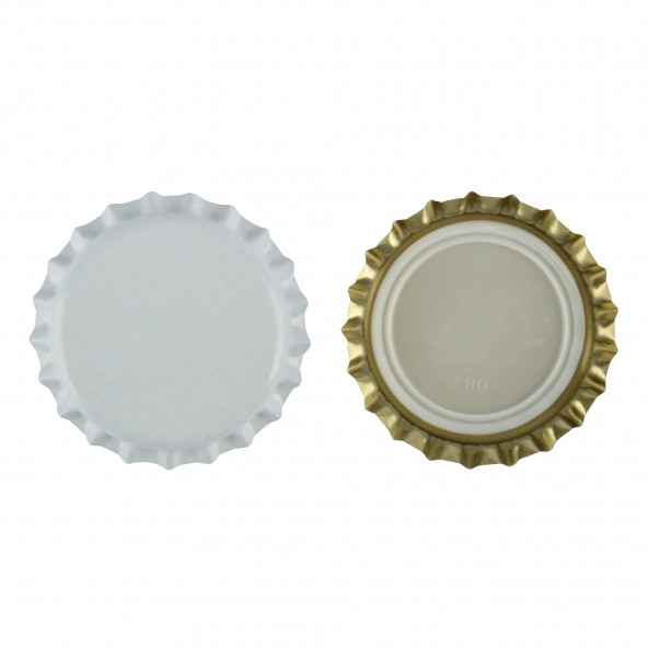 Kronenkorken 26 mm WEISS