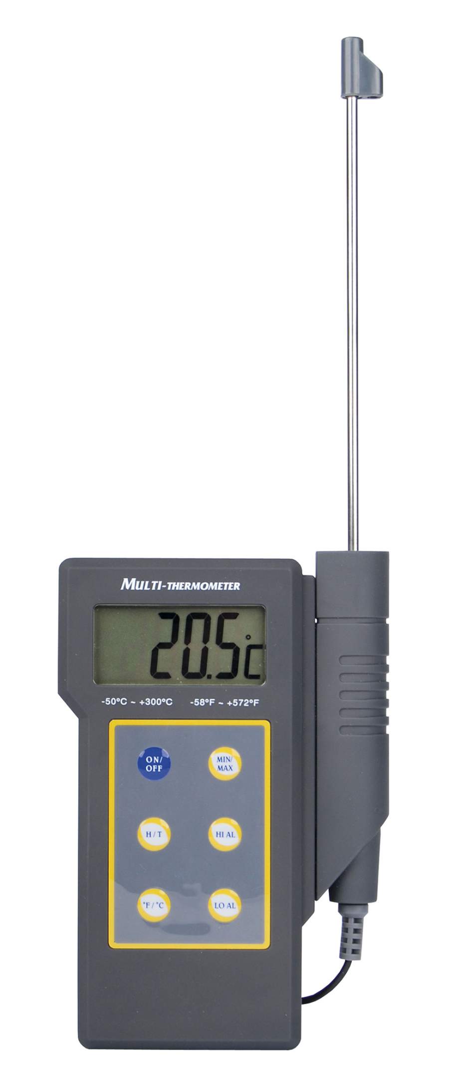 Digitalthermometer mit separatem Fühler, genaue Anzeige von Grad Celsius und Fahrenheit