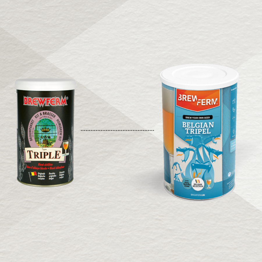 gehopftes flüssiges Malzextrakt Sorte Belgian Triple