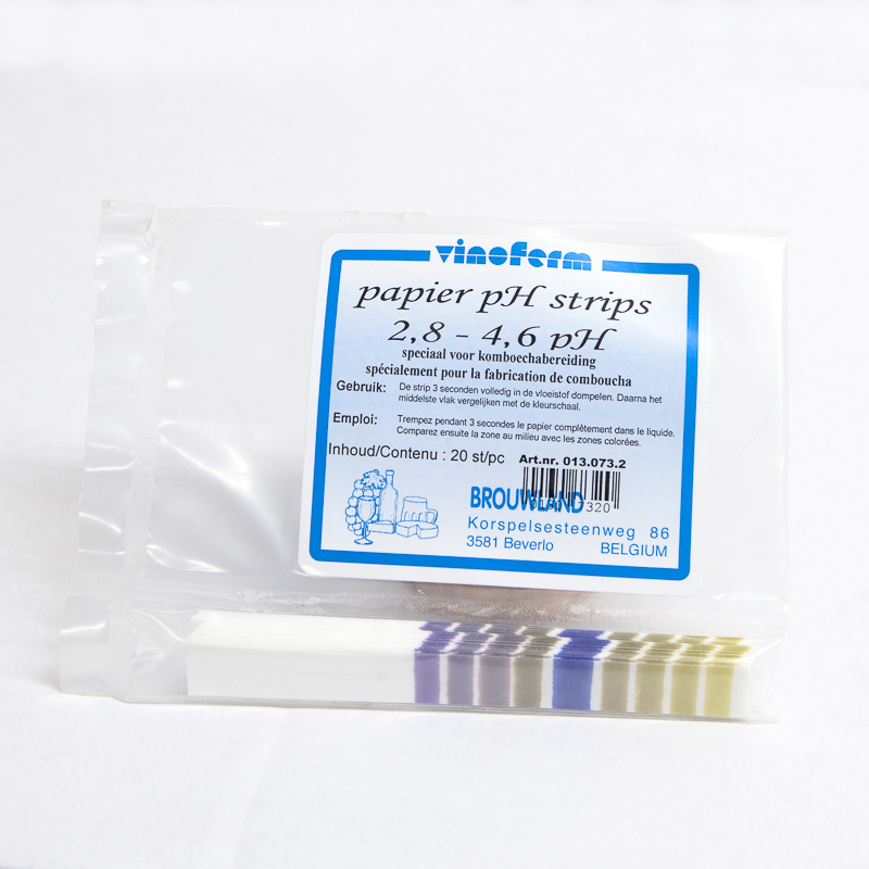 PH Teststreifen 2,8-4,6pH mit farbiger Skala zur Bestimmung des pH Wertes in Flüssigkeiten