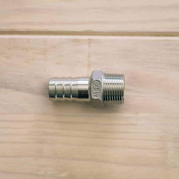 Ss Brewtech™ Schlauchanschlussstück 3/4" auf 3/4" MPT