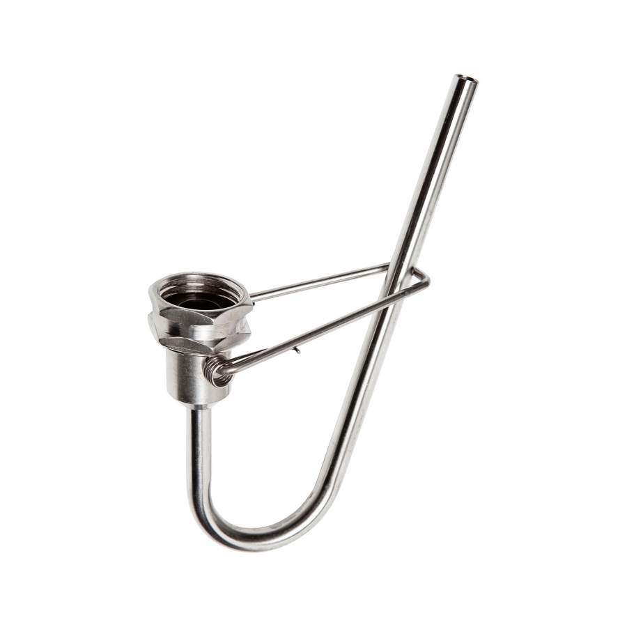 Flaschenreiniger aus Edelstahl zum Anschluss an Armatur