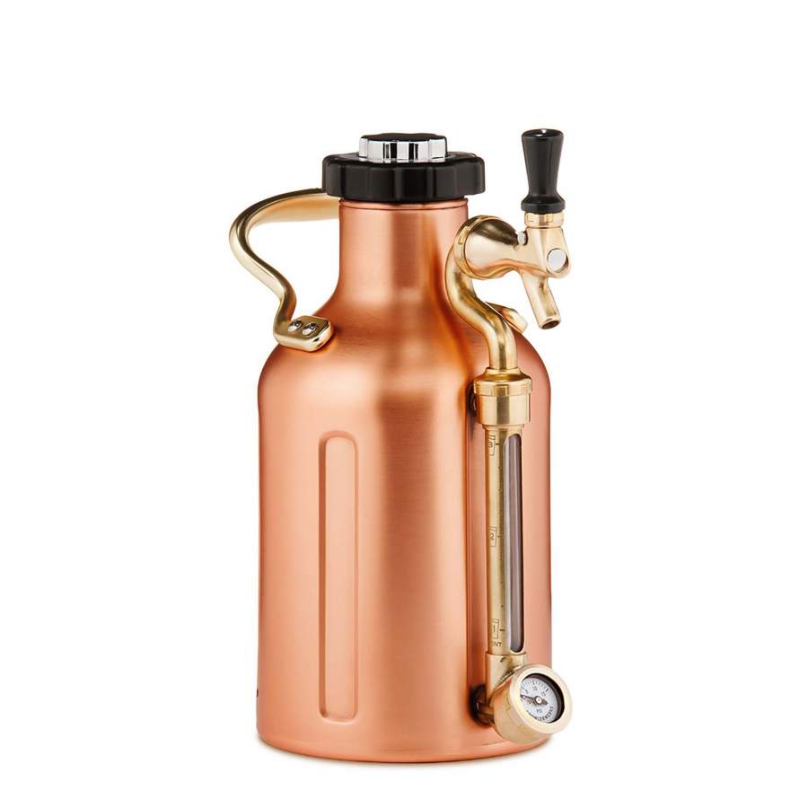 GrowlerWerks uKeg™ 64 kupferbeschichtet - 1,9 l oder 128 kupferbeschichtet - 3,8 l