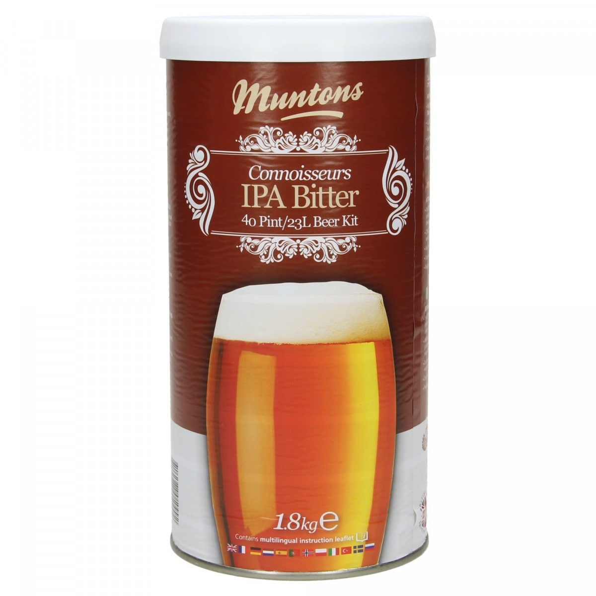 gehopftes flüssiges Malzextrakt Sorte IPA Bitter 1,8kg