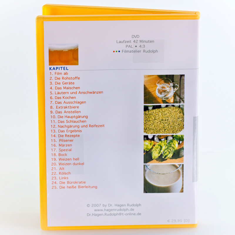 Selber Bier Brauen DVD Anleitung zum Selber Bierbrauen mit Rezepten