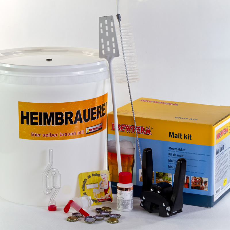 Mittleres Startpaket mit fertiger Malzmischung