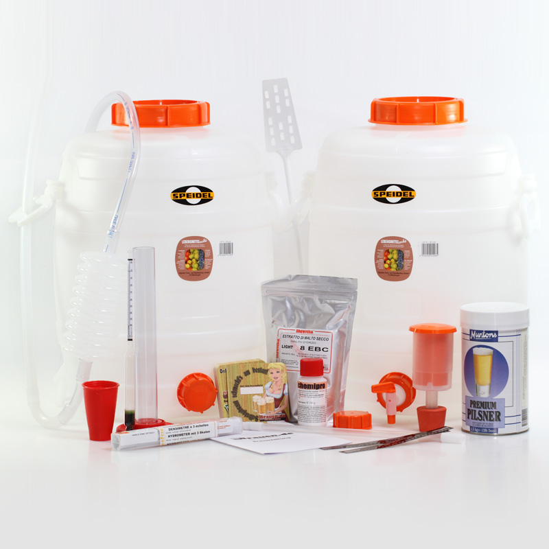 Speidel Bierbrauset mit Alkoholmessung und Bierkit