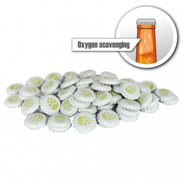 Kronkorken 26 mm sauerstoffabsorbierend "HOPFENDOLDE"