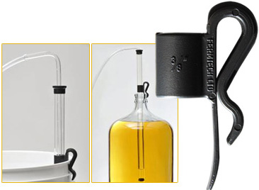 Halteclip MINI zum Befestigen am Eimerrand 3/8 Zoll