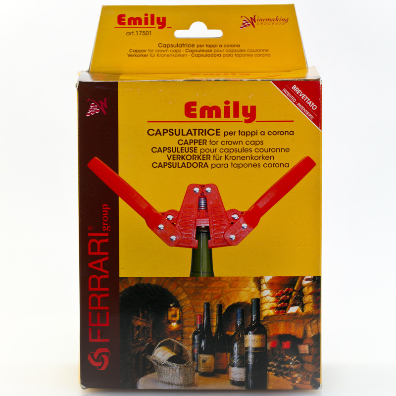 Kronenverkorker zum Verschließen von Flaschen mit Kronkorken