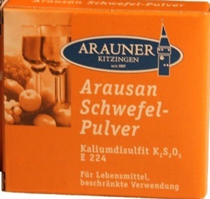 Arausan Schwefelpulver Kaliumdisulfit 1g