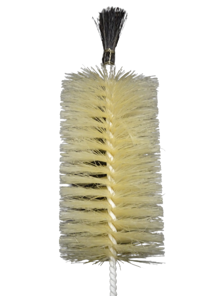 Flaschenbürste mit Handgriff aus Holz