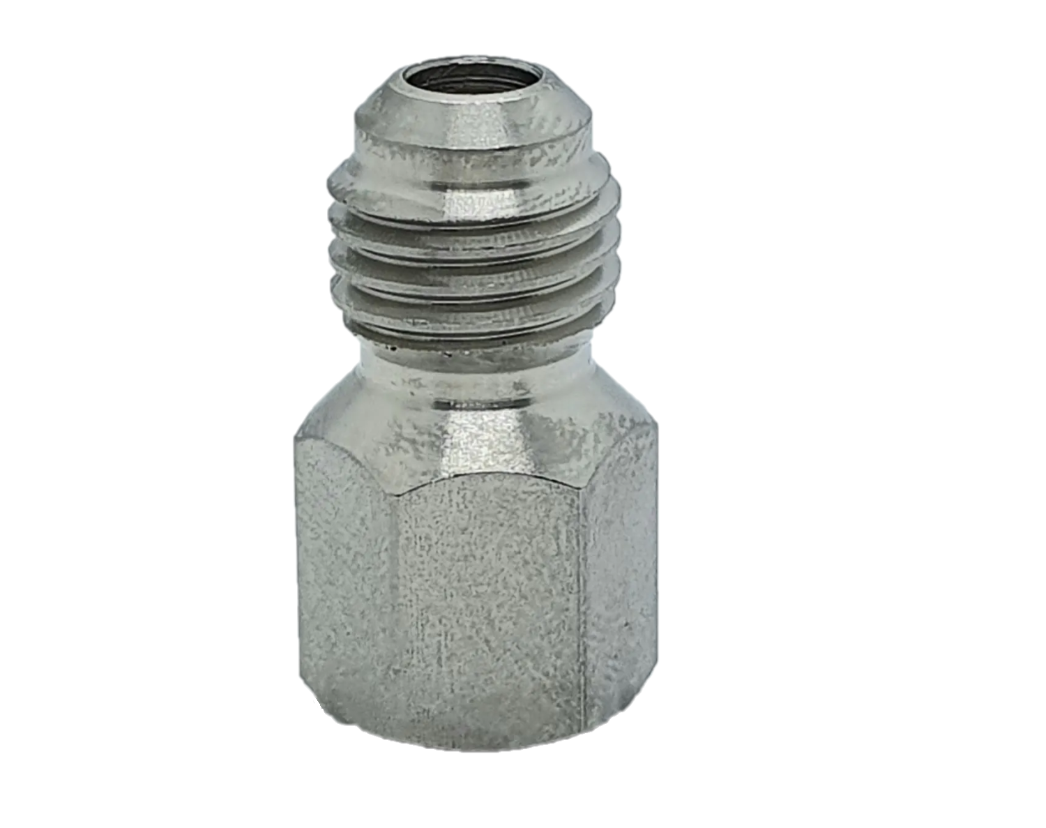 Adapter Reduzierstück Metall 7/16 Zoll UNF IG auf 1/2 Zoll BSF AG Pepsi zu Coca