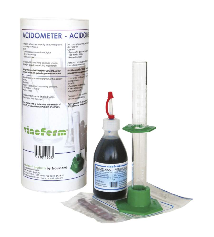 Acidometer - Komplettset zur Säurebestimmung bei Weinen