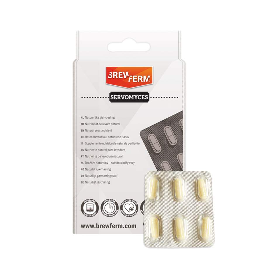 Brewferm Servomyces Hefenährstoff - 6 Kapseln