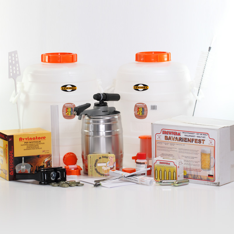 Speidel Deluxe Startpaket mit Malzmischung und Zubehör