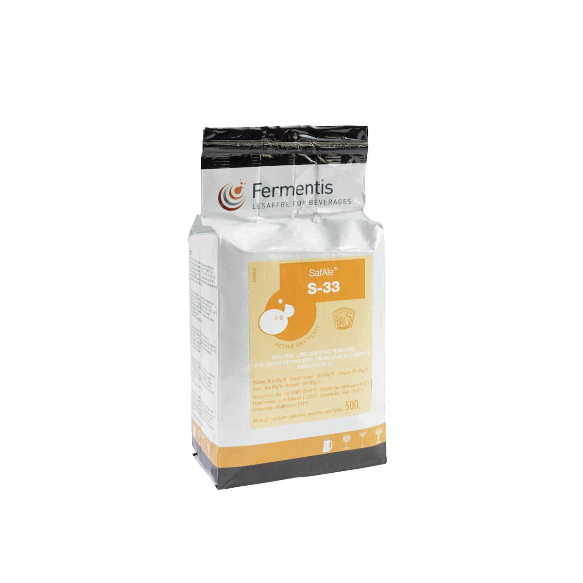 Fermentis trocken Bierhefe SafAle S-33 500 g
