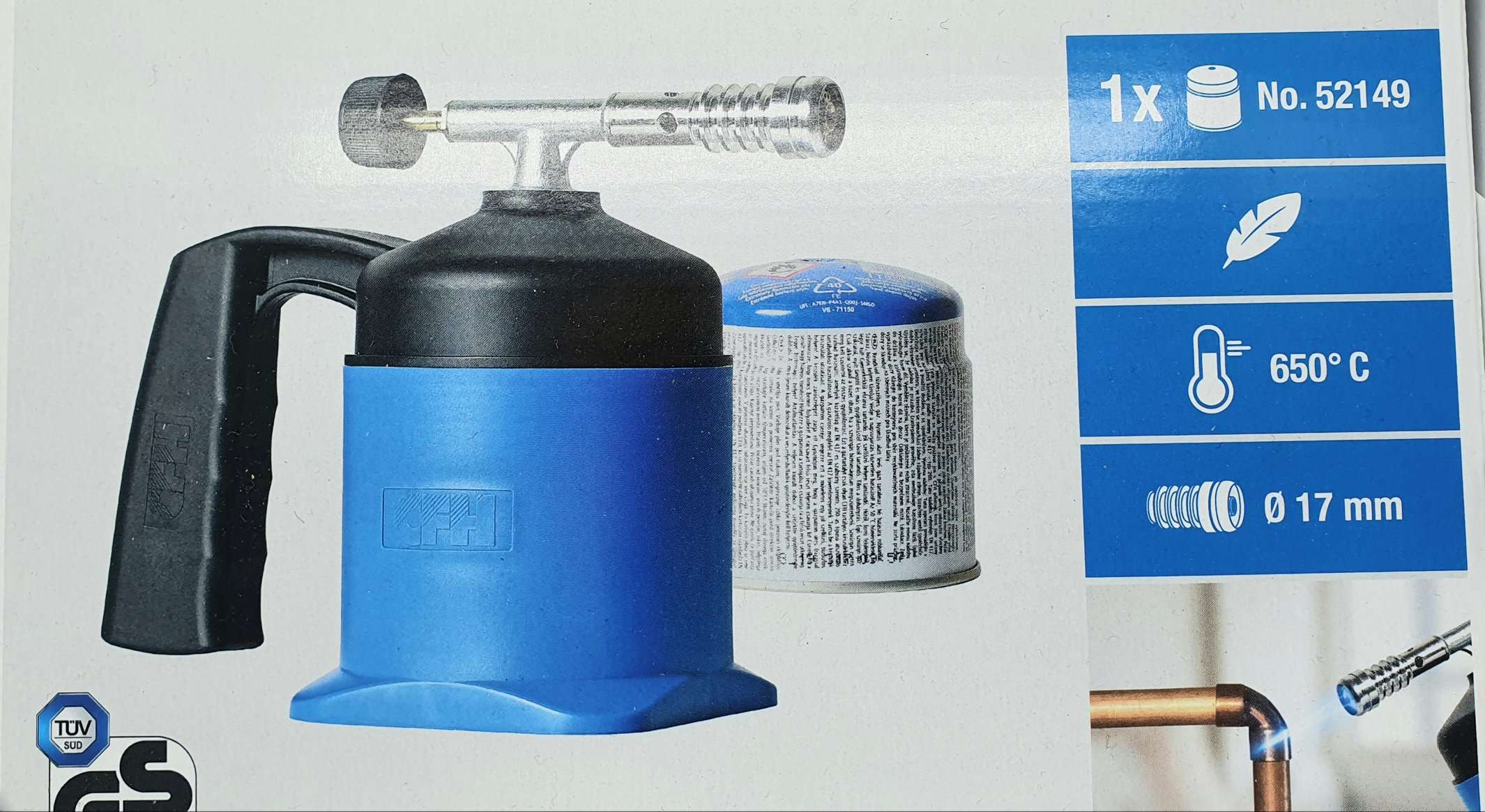 CFH Gasbrenner LM 1000