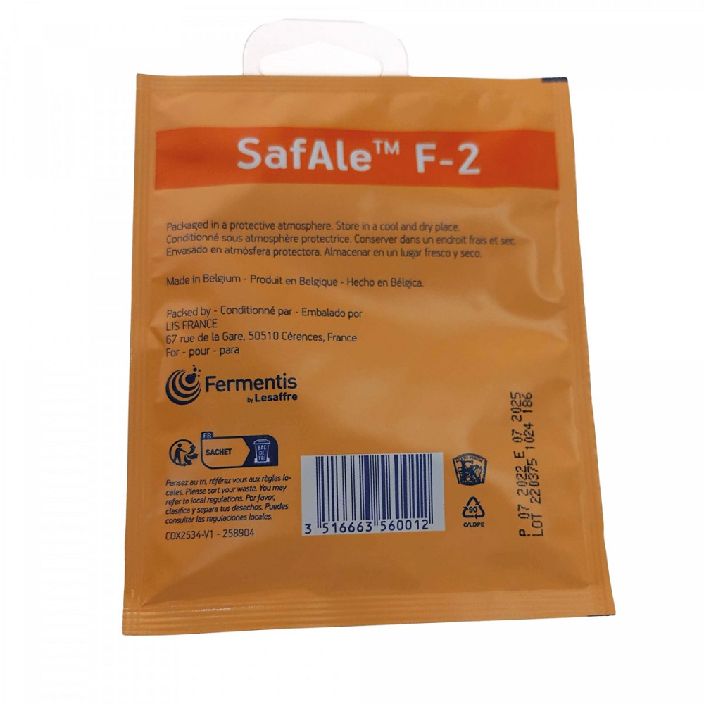 Fermentis Trockenhefe SafAle F-2 Bierhefe 25 g