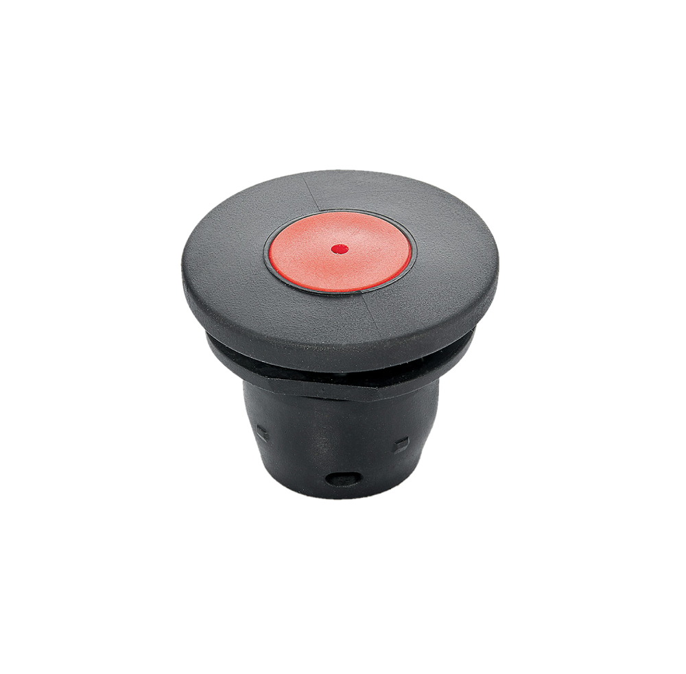 Verschlussstopfen für Partyfass schwarz rot