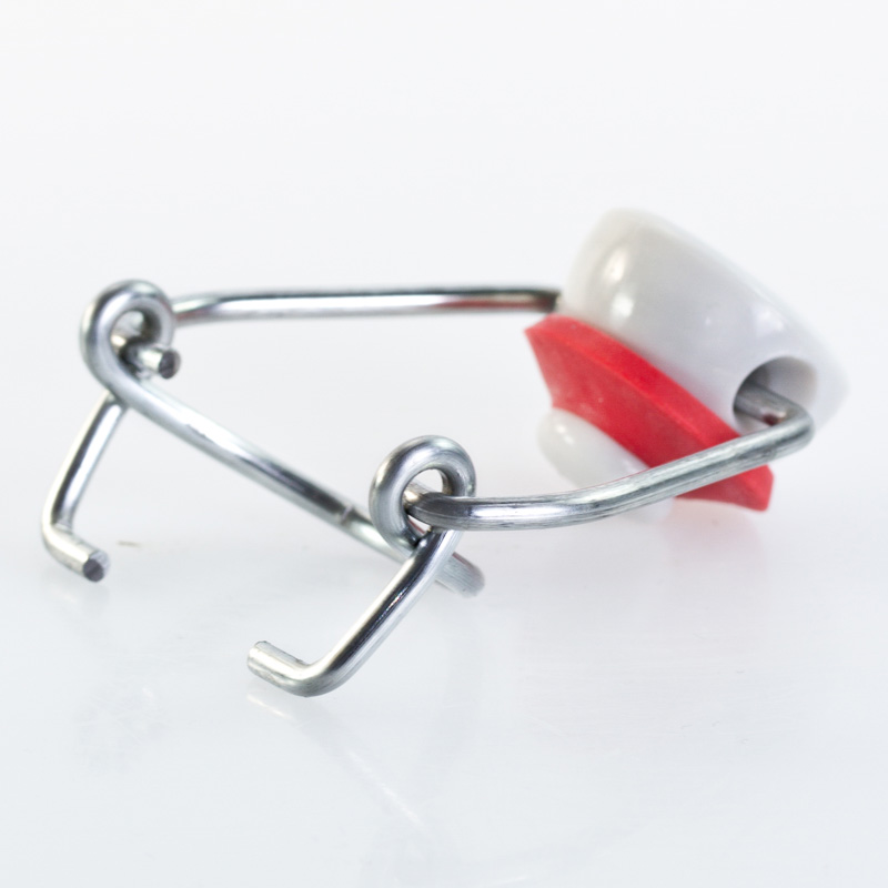 Weiße Flaschenverschlüsse aus Kunststoff, Bügelverschlüsse mit Dichtring zum Verschließen von Bügelflaschen